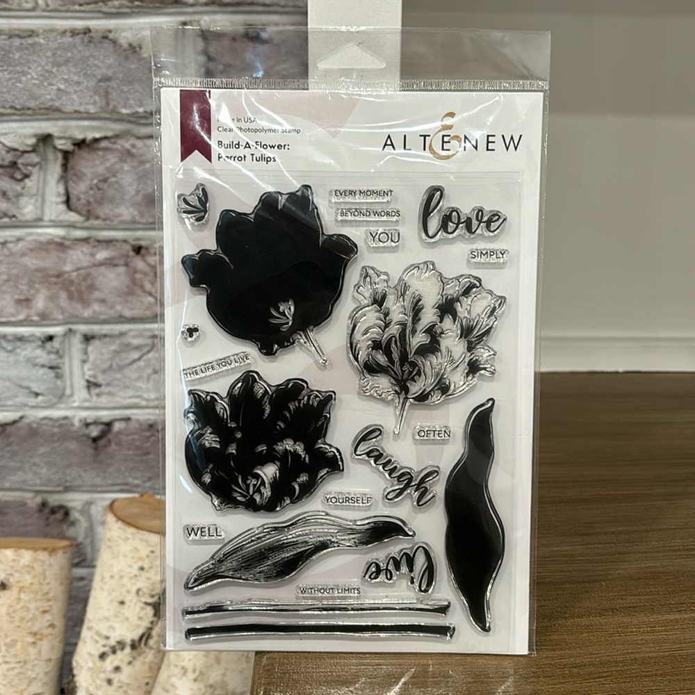 Altenew Build-A-Flower Parrot Tulips Layering Clear Stamp Set β NEW